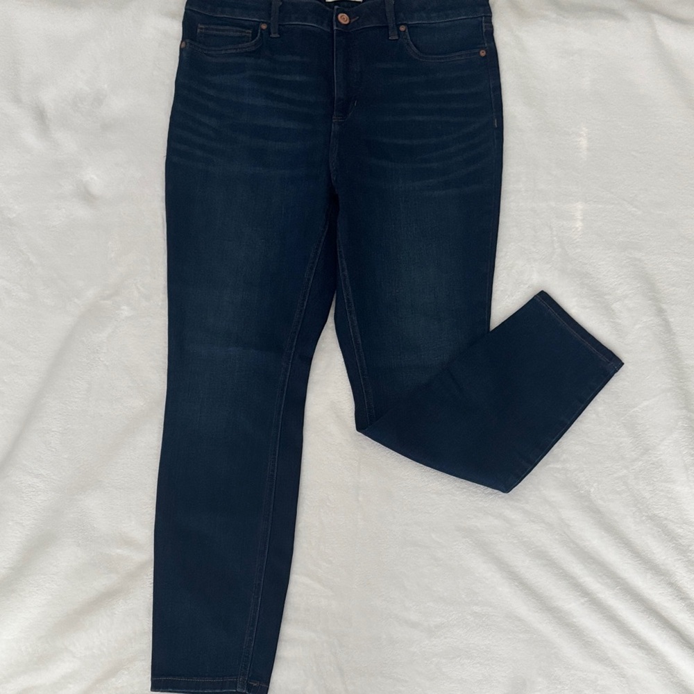 LC Lauren Conrad Women's Deep Indigo Skinny Jeans